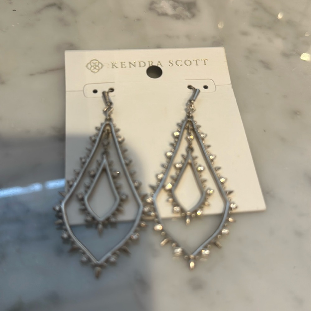 Kendra scott silver earrings